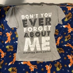 Sleeping with sirens gray shirt